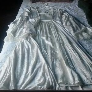 Hot Topic-Lipservice Gothic Dress - Cream Lace